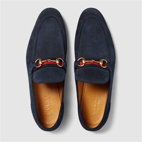 gucci loafer blue suede